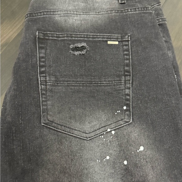 AMIRI Black Jeans with White Accents - Picture 6 of 8